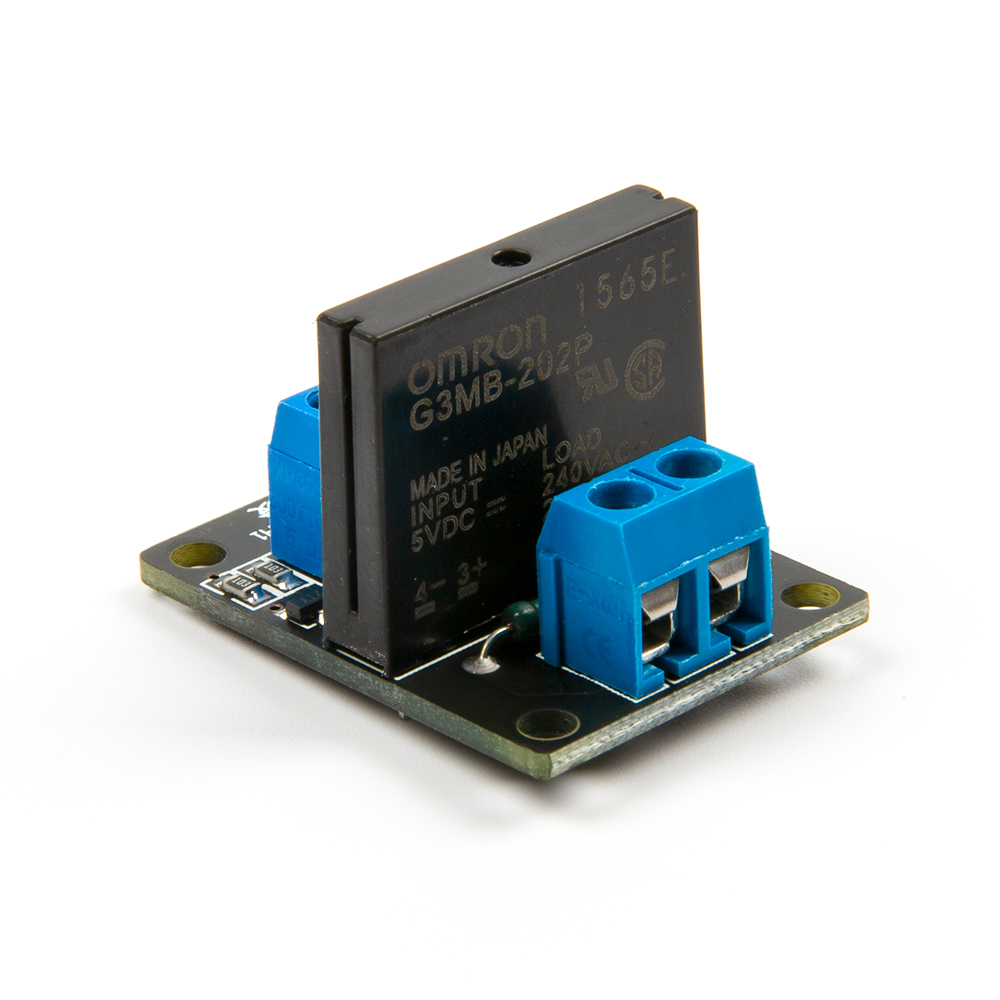 1-канальное твердотельное реле A03B 5в SSR 250в 2A